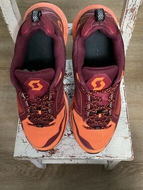 Scott Maroon & Orange Trail Running Shoes